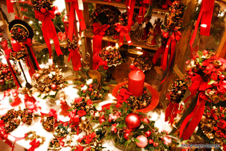 Magnifici addobbi di Natale