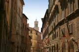 La via che conduce alla piazza del Campo di Siena