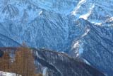 Scorcio del Forte di Fenestrelle tra le montagne innevate