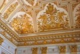 Particolare delle decorazioni dorate della Sala del Trono