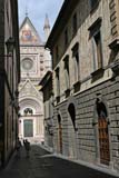 Scorcio della facciata del Duomo di Orvieto