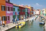 Tipiche casette colorate di Burano