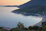 La spiaggia di Cavoli al tramonto