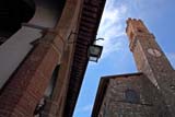 Particolare del Palazzo comunale di Montalcino