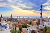 Panorama di Barcellona dal Parco Güell